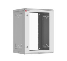 Шкаф телекоммуникационный настенный разборный 15U (600х350) дверь стекло, Astra A серия EKF Basic  ITB15G350D  EKF