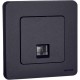 Inspiria Антрацит Розетка телефонная RJ11 С/У без рамки  673823  Legrand
