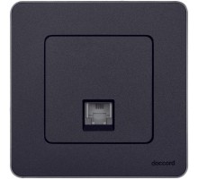 Inspiria Антрацит Розетка телефонная RJ11 С/У без рамки  673823  Legrand