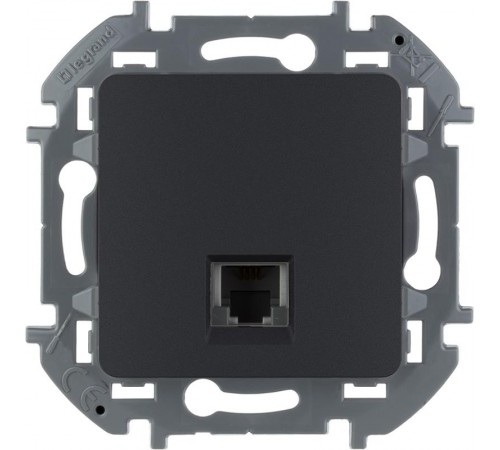 Inspiria Антрацит Розетка телефонная RJ11 С/У без рамки  673823  Legrand