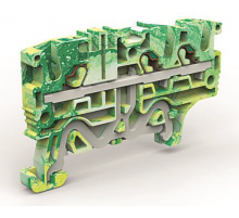 Клемма заземления 3 точки подключения на 2,5 кв.мм  ZEFCE210  DKC