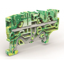 Клемма заземления 3 точки подключения на 2,5 кв.мм  ZEFCE210  DKC