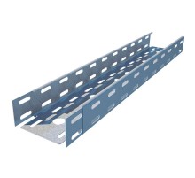 Лоток перфорированный  150х100х3000х1,2мм "БЫСТРЫЙ МОНТАЖ"  LP100*150*1.2*3000  КМ-профиль