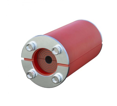 Проходка круглая, нержавеющая, D300х70 мм для кабелей D = 140-240 мм  DXF311B  DKC