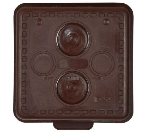 Коробка расп. КМ 65х65х50мм о/к IP54 4 вв. дуб  UKO31-065-065-050-K24-54  IEK