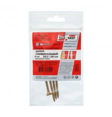 Саморез ШУж 5,0х90 пот. гол. (4 шт) - пакет ( 0,031 кг)  102515  Tech-KREP