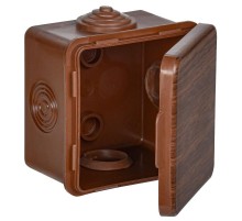 Коробка расп. КМ 65х65х50мм о/к IP54 4 вв. дуб  UKO31-065-065-050-K24-54  IEK