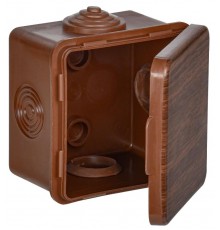 Коробка расп. КМ 65х65х50мм о/к IP54 4 вв. дуб  UKO31-065-065-050-K24-54  IEK