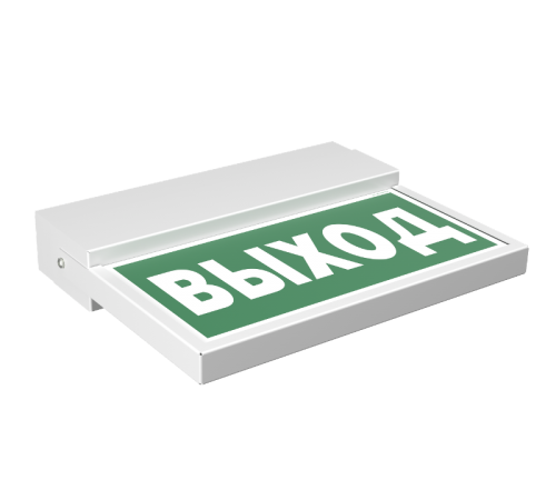 Указатель аварийный светодиодный  BS-FLAG-73-S1-INEXI2 6,7Вт 3ч постоянный накладной IP65   a15611  Белый свет