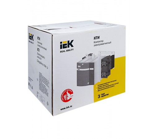 Контактор КТИ-5115  115А  400В/АС3   KKT50-115-400-10  IEK
