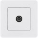 Inspiria Белый Розетка телевизионная TV оконечная С/У 10 дБ 5-862 мГц без рамки  673870  Legrand