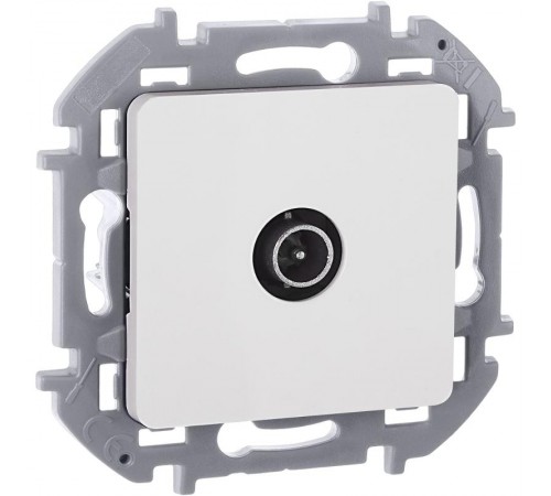 Inspiria Белый Розетка телевизионная TV оконечная С/У 10 дБ 5-862 мГц без рамки  673870  Legrand