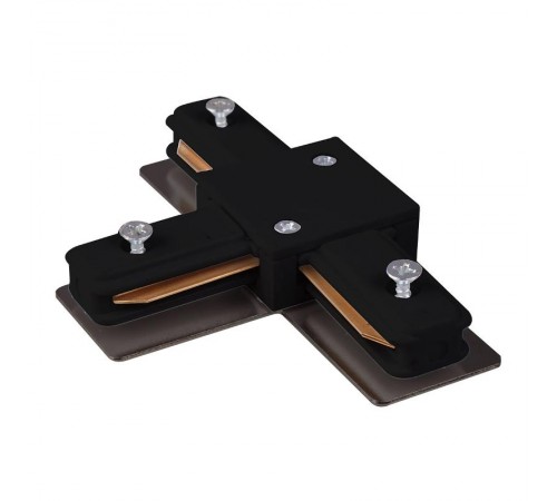 Коннектор для однофазного шинопровода Т-образный TRC-1-1-T-BK (черный)  a039510  Elektrostandard