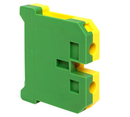 Колодка клеммная ЕК-16/80 JXB земля (аналог БЗН) EKF PROxima  plc-ek-16/80  EKF