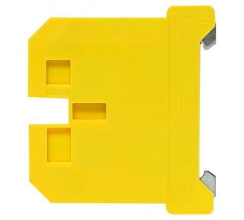 Колодка клеммная ЕК-16/80 JXB земля (аналог БЗН) EKF PROxima  plc-ek-16/80  EKF