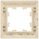 BRITE Рамка 1-ая РУ-1-Бр бежевый/шампань  BR-M12-12-3-K10  IEK