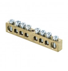 Шина "0" PE 63.08 (латунь) EKF PROxima  sn0-63-08  EKF