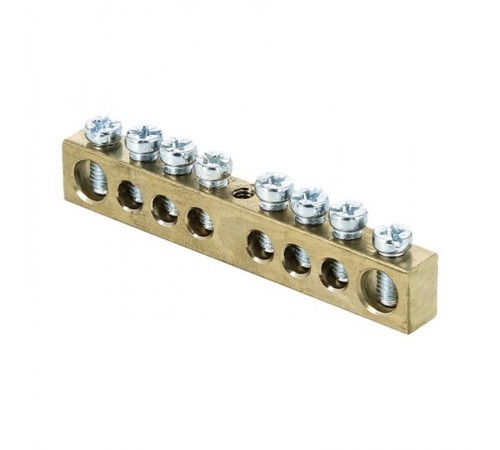 Шина "0" PE 63.08 (латунь) EKF PROxima  sn0-63-08  EKF