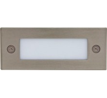 Светильник светодиодный встраиваемый тротуарный LN201A 1W 5000K серебристый  12000  Feron