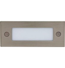 Светильник светодиодный встраиваемый тротуарный LN201A 1W 5000K серебристый  12000  Feron