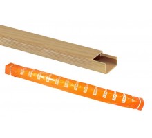 Кабель-канал 20х10 сосна 3D (100м)  SQ0402-0304  TDM