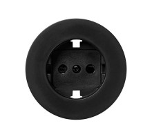 Simon 88 Накладка с защитными шторками на розетку двухполюсную c заземляющим контактом, винтовое соединение,  88041-68  Simon