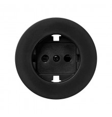 Simon 88 Накладка с защитными шторками на розетку двухполюсную c заземляющим контактом, винтовое соединение,  88041-68  Simon