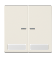 Клавиши для сдвоенной кнопки BCU;  поле для надписи, и индикатор  LS995NAKO5  Jung