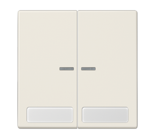 Клавиши для сдвоенной кнопки BCU;  поле для надписи, и индикатор  LS995NAKO5  Jung