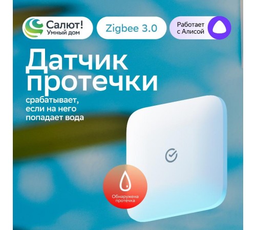 Умный датчик протечки   SBDV-00154  Sber