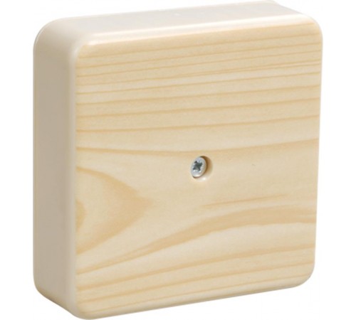 Коробка распределительная КМ для о/п 100х100х29мм сосна  UKO10-100-100-029-K34-E  IEK