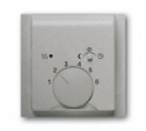 Плата центр. (накладка) для мех. терморегулятора (термостата) 1095 U, 1096 U, серия impuls, цвет серебр. металлик  1710-0-3747   2CKA001710A3747  A