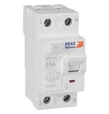 Выключатель дифференциального токаOptiDin DM63-2125-AC-4,5-УХЛ4 (2P, 25, 10mA)  343882  КЭАЗ