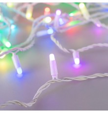 Светодиодная гирлянда ARD-STRING-CLASSIC-10000-WHITE-100LED-MILK-LIVE RGB-DMX (24V, 10W) (Ardecoled, IP65)  031748  Arlight