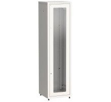 Шкаф LINEA E 42U 600х600мм двери 2шт стек. и метал. сер.  LE35-42U66-GM  ITK