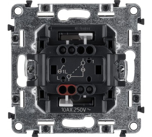 Valena LIFE DIY Сл.кость Выключатель 1-клавишный с подсветкой 10А 250В  752510  Legrand