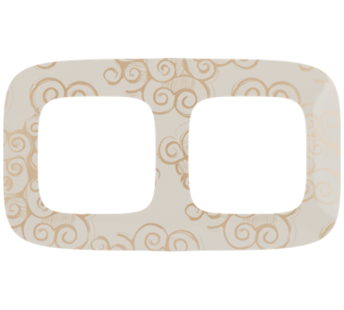 Valena ALLURE Нарцисс золото Рамка 2-ая  754352  Legrand