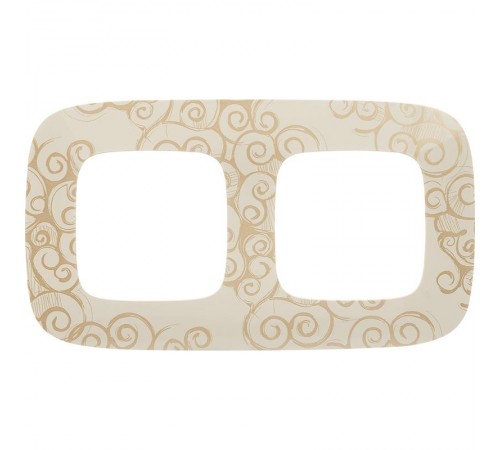 Valena ALLURE Нарцисс золото Рамка 2-ая  754352  Legrand