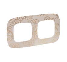 Valena ALLURE Нарцисс золото Рамка 2-ая  754352  Legrand