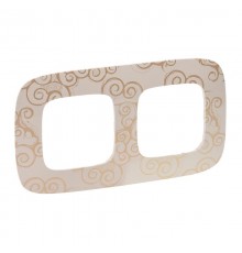 Valena ALLURE Нарцисс золото Рамка 2-ая  754352  Legrand