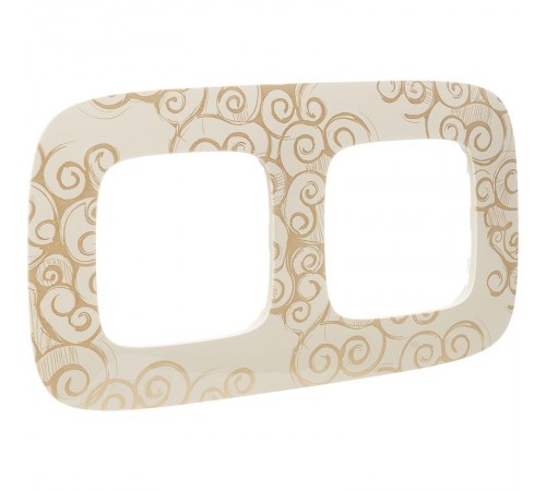 Valena ALLURE Нарцисс золото Рамка 2-ая  754352  Legrand