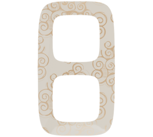 Valena ALLURE Нарцисс золото Рамка 2-ая  754352  Legrand