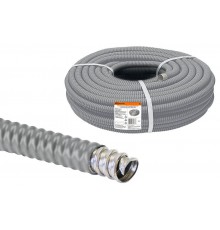 Металлорукав в ПВХ-изоляции Р3-Ц-П 10 серый без протяжки (50м)  SQ0407-0410  TDM