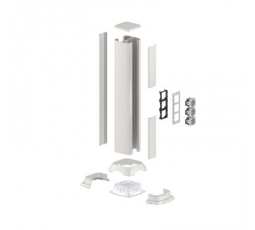 Алюминиевая колонна 0.71 м. цвет серый  09591  DKC