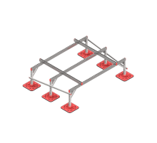 Опорная конструкция для установки оборудования TECHNORAPTOR FOOT 2000х1500 тип 1  KM-TR-F-SSEI-2000-1500-1  КМ - профиль