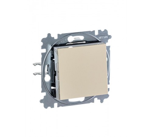 ABB Levit Слоновая кость / белый Выключатель кнопочный 1-кл.  3559H-A91445 17W  2CHH599145A6017  ABB