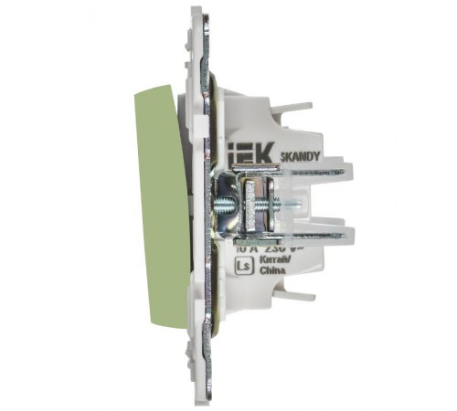 SKANDY Выключатель 1-клавишный кнопоч. 10А SK-V14M мятный  SK-V17-0-10-K06  IEK