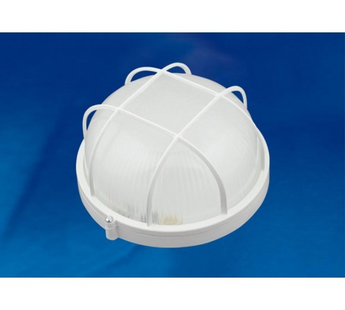 Светильник светодиодный пылевлагозащищен. для ЖКХ ULW-K22B 12W/6000K IP54 WHITE круг с решеткой 6000K 1200Лм D= 188мм белый  UL-00005236  Uniel