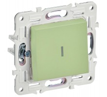 SKANDY Выключатель 1-клавишный проходной с индикацией 10А SK-V08M мятный  SK-V12-1-10-K06  IEK