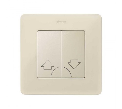 Simon 82 Клавиши (2 шт)  для двухклавишного кнопочного выключателя (2вх+2вых), S82, S82N, S82 Detail, слонова  82029-31  Simon